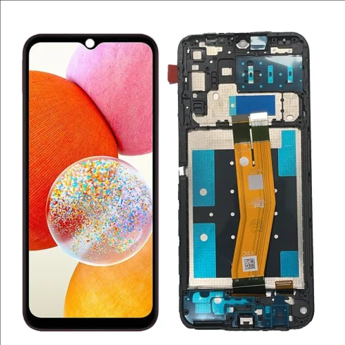 LCD Дисплей с тъчскрийн за Samsung A14 4G / A145P / 145R + Рамка