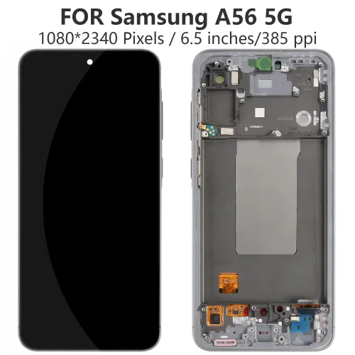 LCD Дисплей с тъчскрийн за Samsung A56 OLED + Рамка
