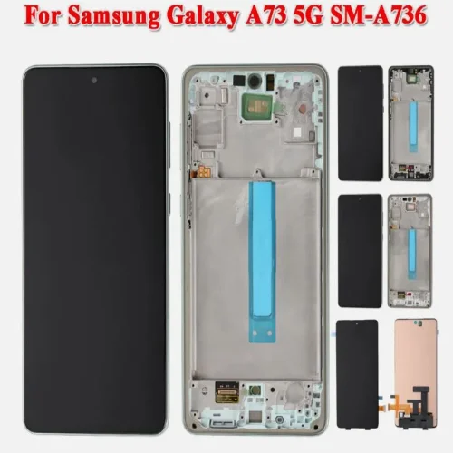 LCD Дисплей с тъчскрийн за Samsung A73 5G SM-A736B + Рамка OLED