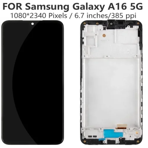 LCD Дисплей за Samsung A16 5G SM-A166B SM-A166P GH82-36143A OLED + Рамка