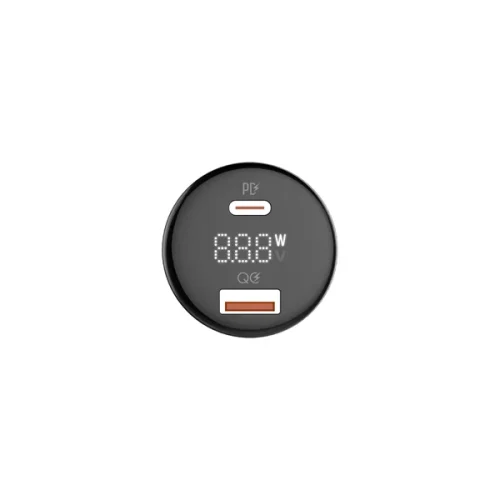 LDNIO C101 Зарядно за кола 100W USB-C към USB-C – Dual USB-C, QC4 + , LED дисплей