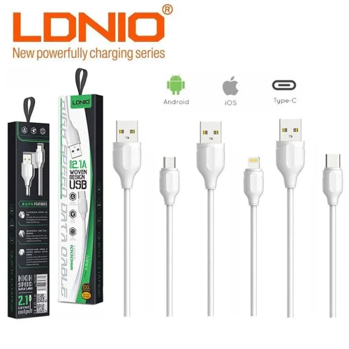 LDNIO Кабел LS371 USB към Type-C