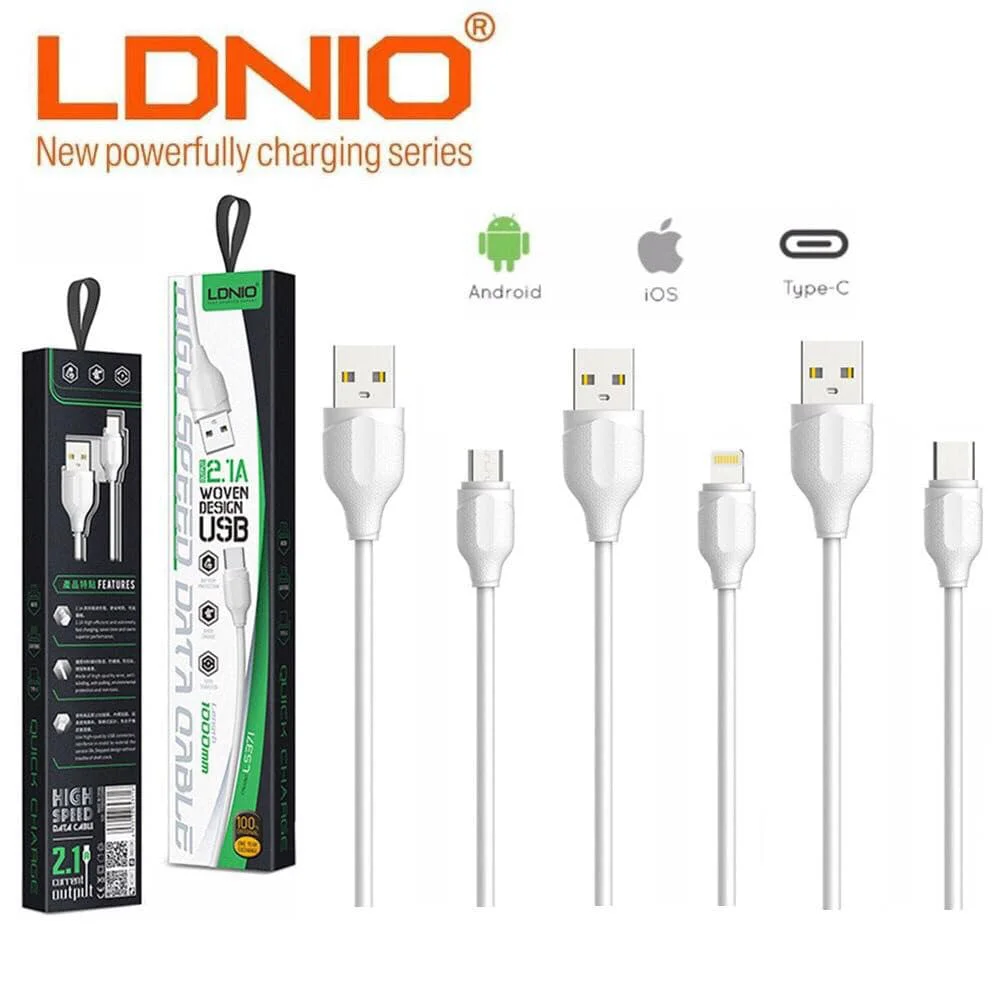 LDNIO Кабел LS371 USB към Type-C