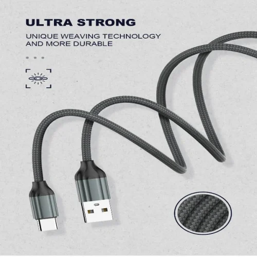 LDNIO Кабел LS431 USB към Type-C 1M