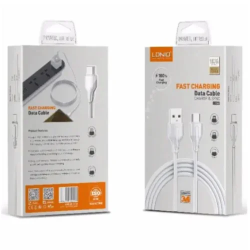LDNIO Кабел LS542 2.1A FastEfficiency USB към Type-C 2M