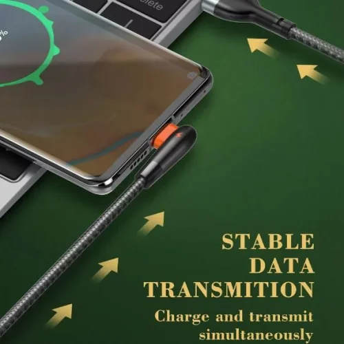 LDNIO Кабел LS561 2.4A 90 градусов Fast USB към Lightning