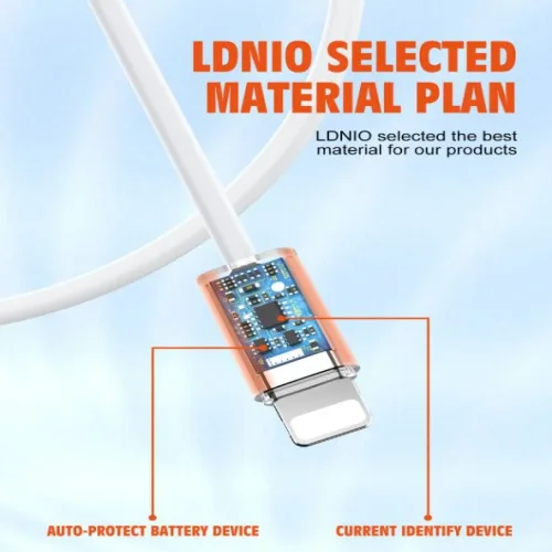 LDNIO Кабел LS891 PD25W USB към Type-C 1M