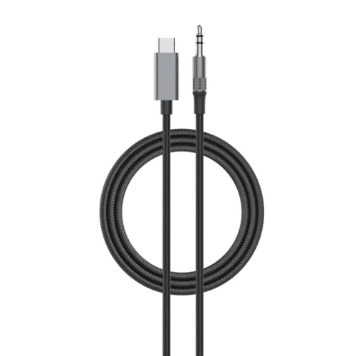 LDNIO LS-Y81c Кабел Aux USB-C към 3.5mm жак 1M – Черен