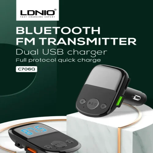 LDNIO Трансмитер и зарядно PD25W C706Q QC3.0 + PD20W – USB към Micro USB
