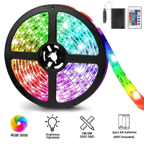 LED лента RG 5M 300 диода IP20 Water rating Светещи с дистанционно