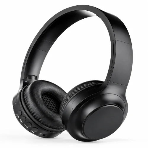 LELISU LS-212 – Черен Безжични слушалки с Bluetooth 5.3, TF карта, AUX, FM радио и микрофон