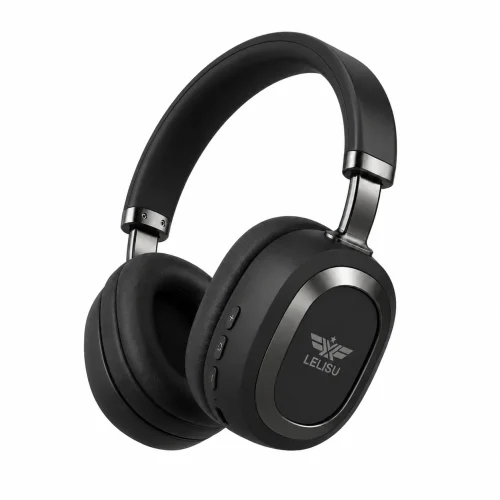 LELISU LS-256 – Черен Безжични Bluetooth слушалки с USB Type-C зареждане, BT, до 8 часа работа