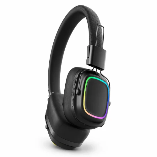 LELISU LS-258 – Черен Безжични Bluetooth слушалки с RGB подсветка