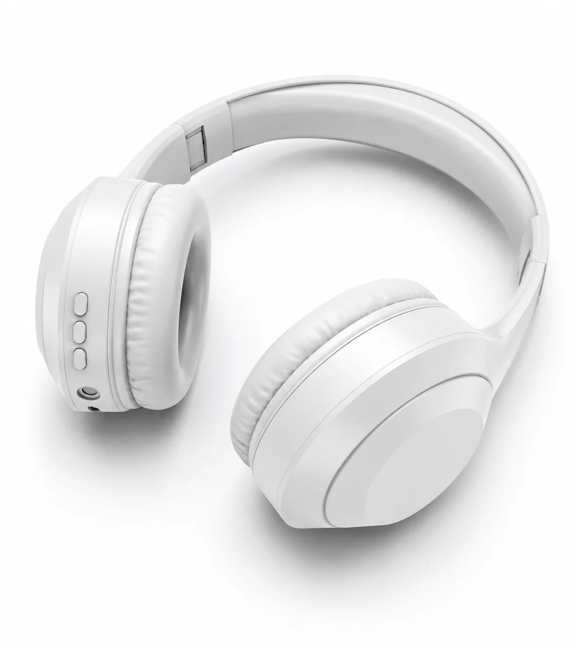 LELISU LS-273 – Бял Безжични слушалки – 20 часа работа, Bluetooth 6.0, USB Type-C, сгъваем дизайн