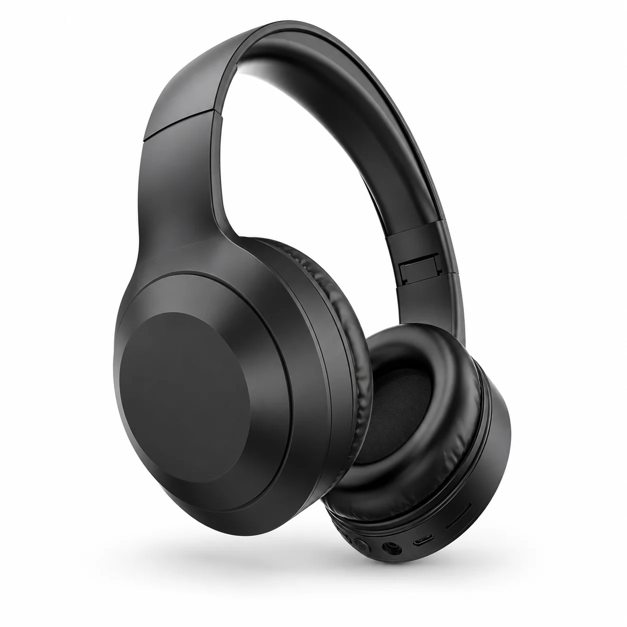 LELISU LS-273 – Черен Безжични слушалки – 20 часа работа, Bluetooth 6.0, USB Type-C, сгъваем дизайн