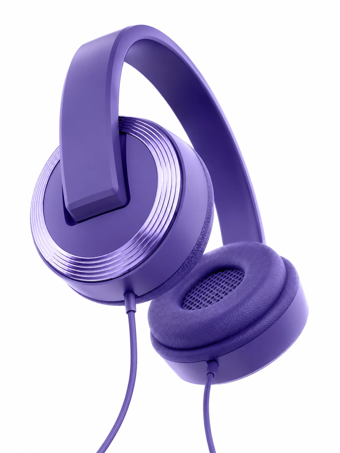 LELISU LS-836 – Лилав Стерео слушалки с USB Type-C кабел, Extra Bass, Hi-Fi звук