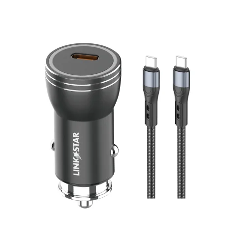 LINK✮STAR CC40 35W Бързо зарядно PD30W Type-C към Lightning