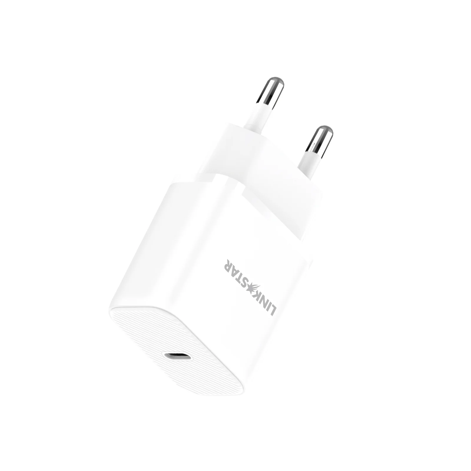 LINK★STAR LS-48 25W USB-C PD бързо зарядно устройство Адаптер – Бял