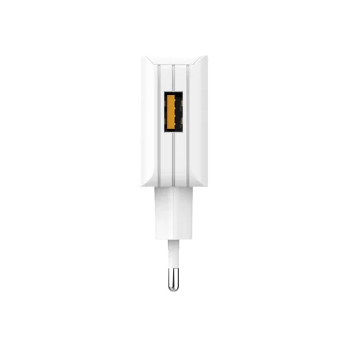 LINK★STAR TC-9 3.0A Бързозаряден USB 220V с Type-C кабел – Бял