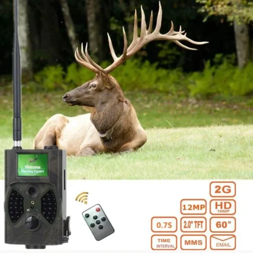 Ловна камера със SIM карта HC-300M – 3.0mm, 20m, външен монтаж, цветна, ловна камера, Micro SD, за наблюдение