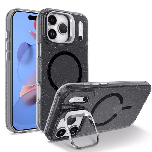 Луксозен калъф с Magsafe за iPhone 18 Pro черен