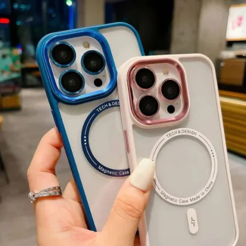 Луксозен кейс AllureEyes с Magsafe TP-101 iPhone 14 Pro Max – Розов