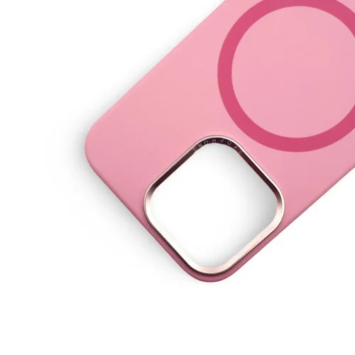 Луксозен Premium кейс + Magsafe TP-102 iPhone 15 Pro – Розов