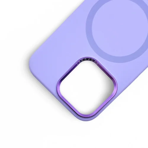 Луксозен Premium кейс + Magsafe TP-102 iPhone 15 – Светло Лилав