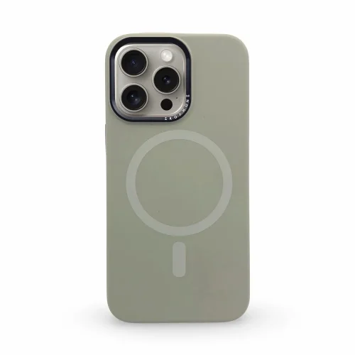 Луксозен Premium кейс + Magsafe TP-102 iPhone 17 Pro Max / 18 Pro Max – Сив