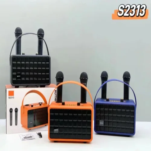M2313 Безжична караоке тонколона Authentics S2313 с 2 микрофона – 2x15W, Bluetooth