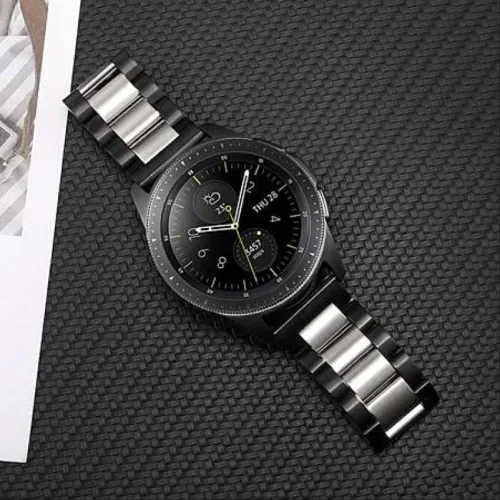 Метална каишка BN-16 за Smart Watch Часовник 20mm – Черен/Сив
