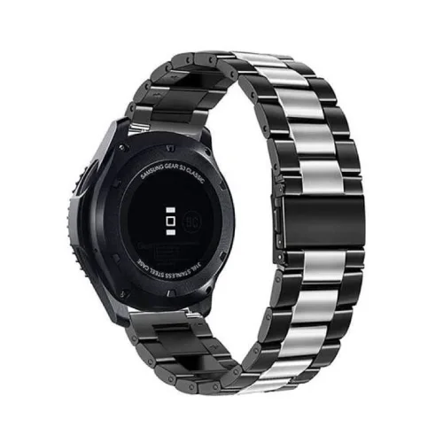 Метална каишка BN-16 за Smart Watch Часовник 20mm – Черен/Сив