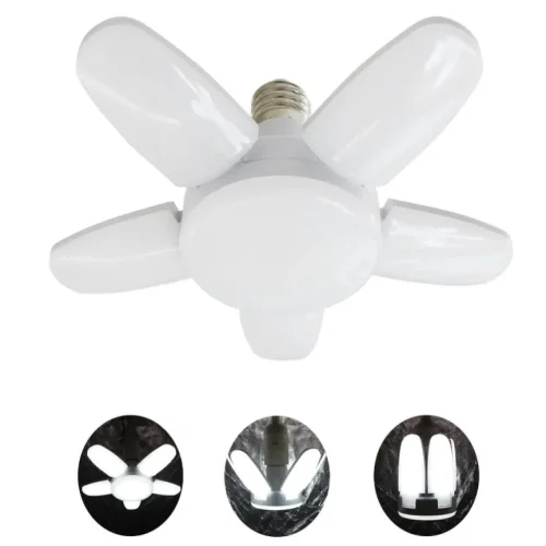Mini 5 + 1Blade LED Лампа с 5 светещи крила 50W ( тип-FAN )