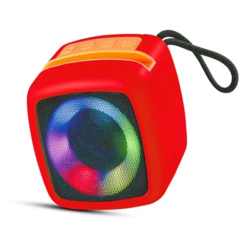 Мини LED 10W RGB Преносима Тонколона X-911 – Червен