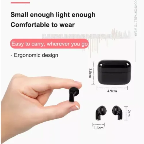 Mini PRO5s TWS Безжични Bluetooth слушалки Водоустойчиви – Бял