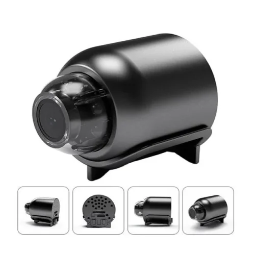 Мини шпионска камера X5 ( APP:LinkLemo ) SpyCam, безжична, Full HD 1080p, аудио-видео