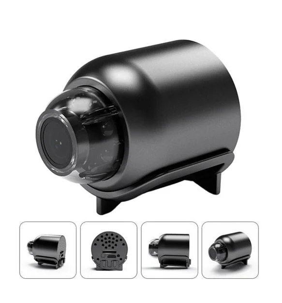 Мини шпионска камера X5 ( APP:LinkLemo ) SpyCam, безжична, Full HD 1080p, аудио-видео