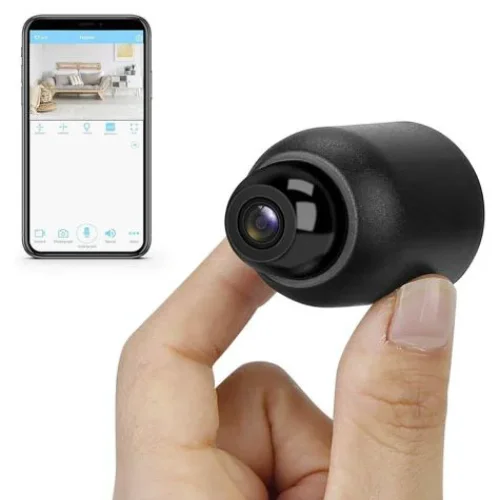 Мини шпионска камера X5 ( APP:LinkLemo ) SpyCam, безжична, Full HD 1080p, аудио-видео
