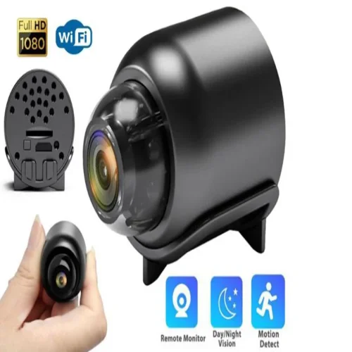 Мини шпионска камера X5 ( APP:LinkLemo ) SpyCam, безжична, Full HD 1080p, аудио-видео