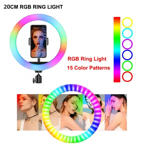 MJ-26 RG 10″, , Цветна, За селфи/грим, 26см ринг MJ-26
