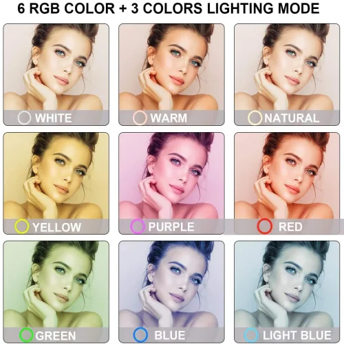 MJ-26 RG 10″, , Цветна, За селфи/грим, 26см ринг MJ-26