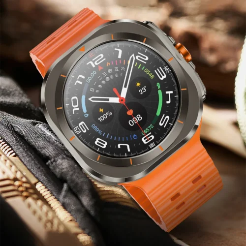 MK72 Смарт часовник 2 Каишки Watch Ultra Bluetooth 5.0 47мм – Черен