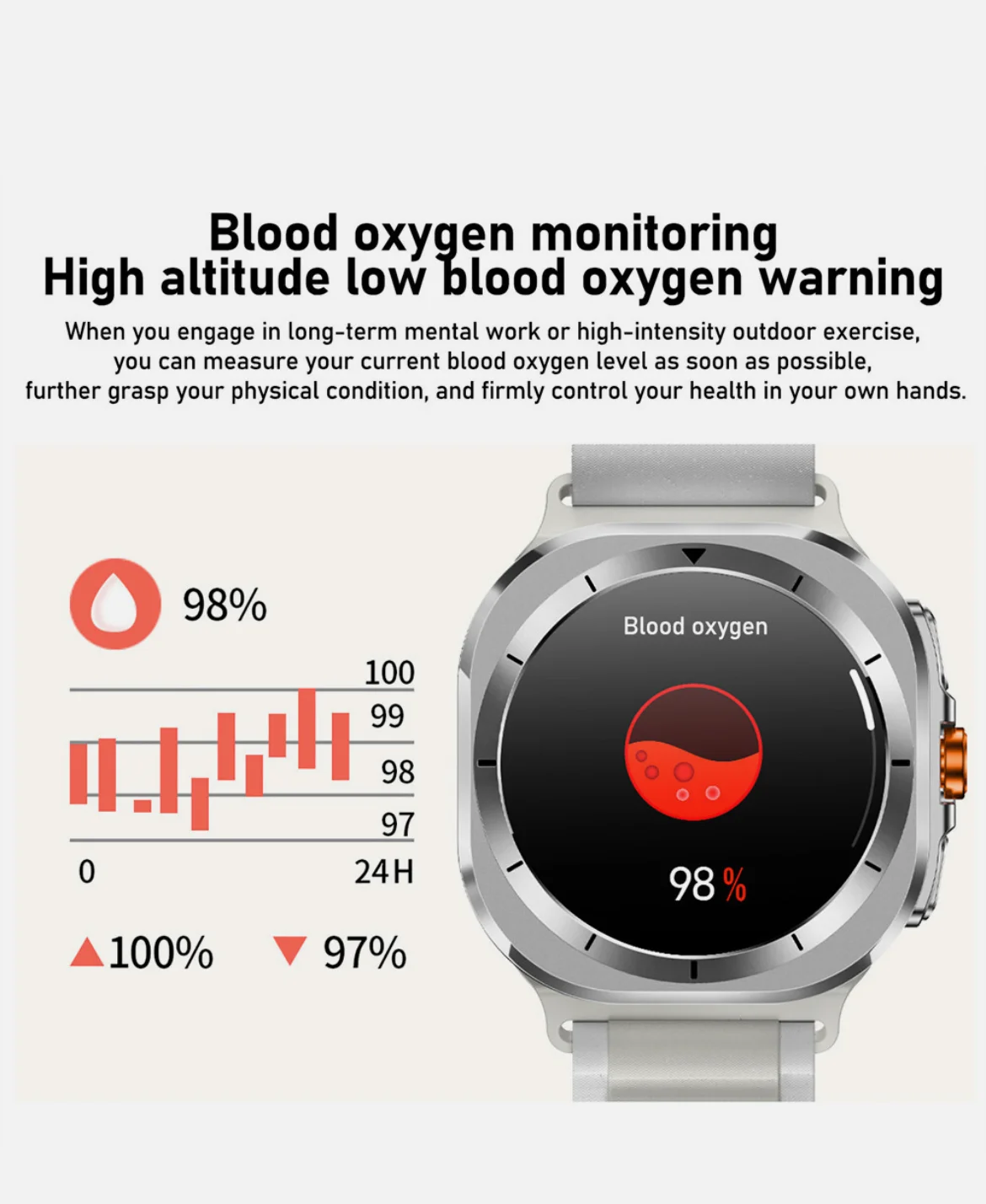 MK72 Смарт часовник 2 Каишки Watch Ultra Bluetooth 5.0 47мм – Черен