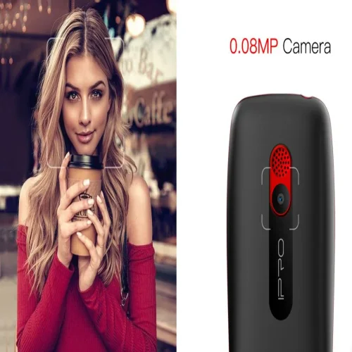 Мобилен телефон IPRO A25 + БГ МЕНЮ /2G/32 + 32MB/2.4inch/0.08MP/1000mAh/Dual Sim/Фенер – Черен