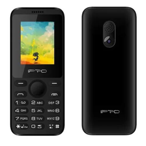 Мобилен телефон IPRO A6MINI + БГ МЕНЮ /2G/32 + 32MB/1.77inch/0.08MP/800mAh/Dual Sim/5V 500mAh/Фенер – Черен
