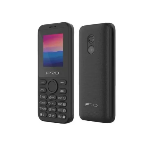 Мобилен телефон IPRO A6MINI + БГ МЕНЮ /2G/32 + 32MB/1.77inch/0.08MP/800mAh/Dual Sim/5V 500mAh/Фенер – Черен