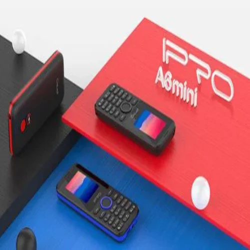 Мобилен телефон IPRO A6MINI + БГ МЕНЮ /2G/32 + 32MB/1.77inch/0.08MP/800mAh/Dual Sim/5V 500mAh/Фенер – Черен