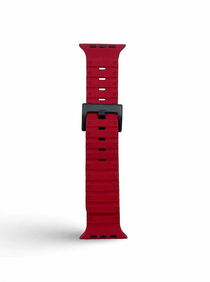 Ocean Band BN-12 Apple Watch каишка iWatch 42/44/45/49mm – Червен