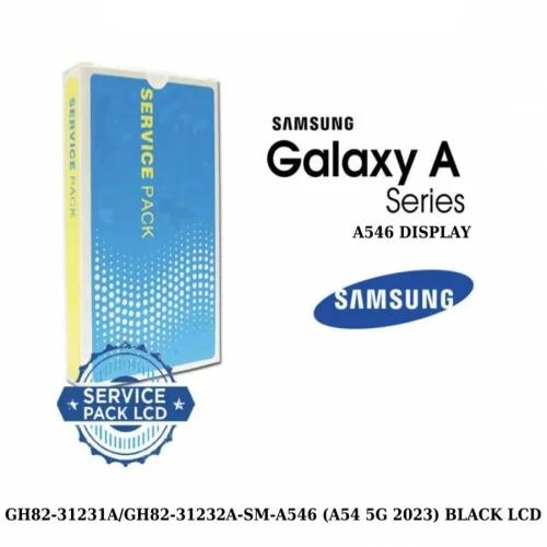 ОРИГИНАЛЕН Дисплей за Samsung A546 5G (A54 5G 2023) + Рамка БЯЛ