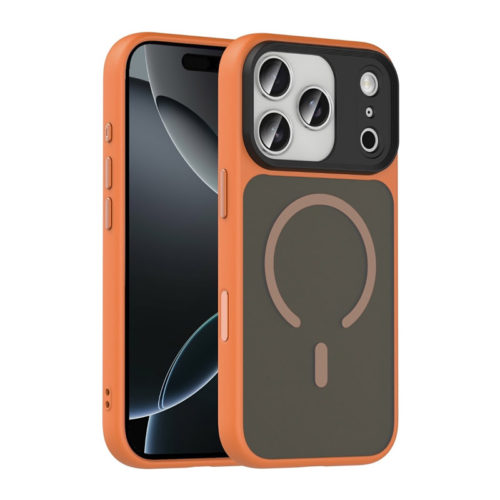 Оригинален калъф Brabus за iPhone 18 Pro Max оранжев